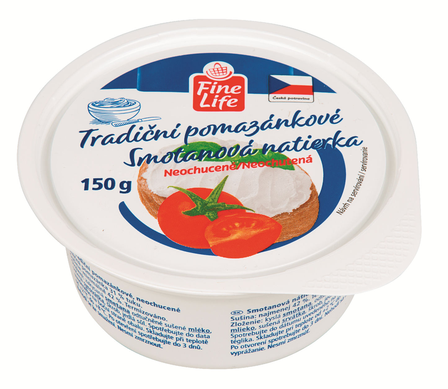 Fine Life Tradiční pomazánkové bílé