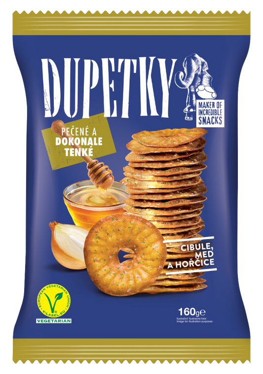Dupetky Cibule, med a hořčice MAXI