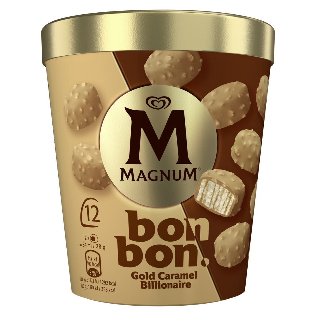 Magnum  Bonbon Gold Caramel Billionaire 12x17ml
