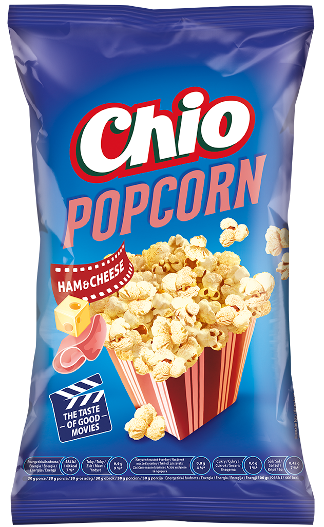 Chio Ready to eat Popcorn Šunka sýr